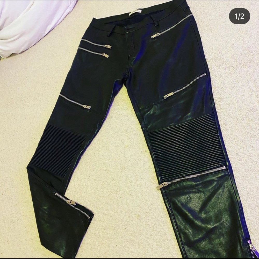 Leather pants